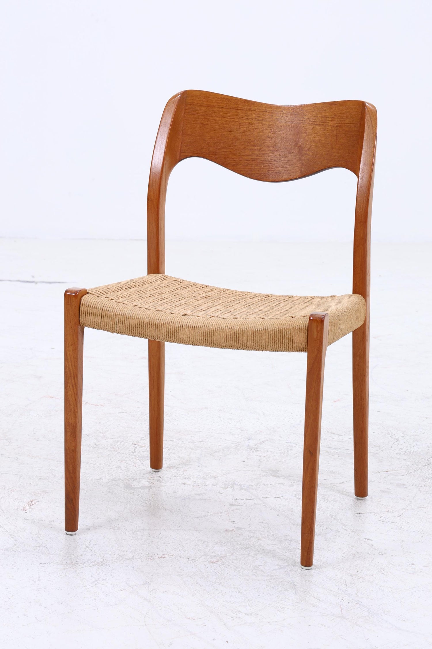 2er Set Teak Esszimmerstühle | Niels Otto Møller für JL Møllers | Dänisches Mid-Century Design