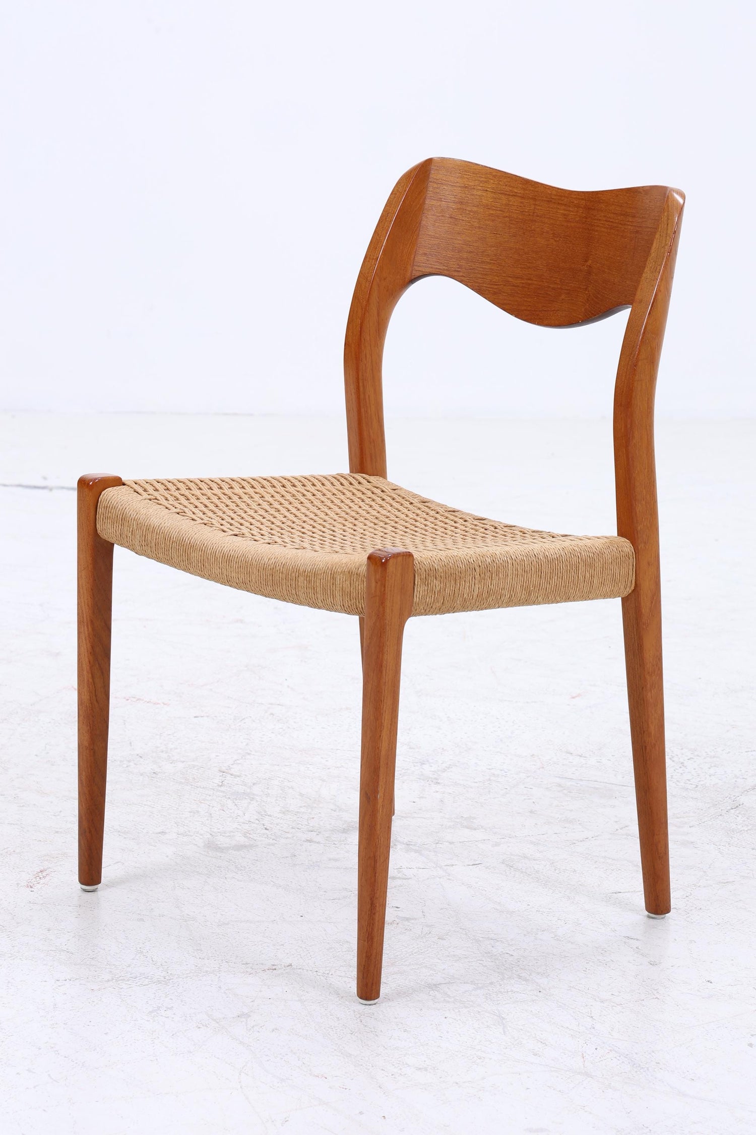 2er Set Teak Esszimmerstühle | Niels Otto Møller für JL Møllers | Dänisches Mid-Century Design