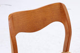 2er Set Teak Esszimmerstühle | Niels Otto Møller für JL Møllers | Dänisches Mid-Century Design