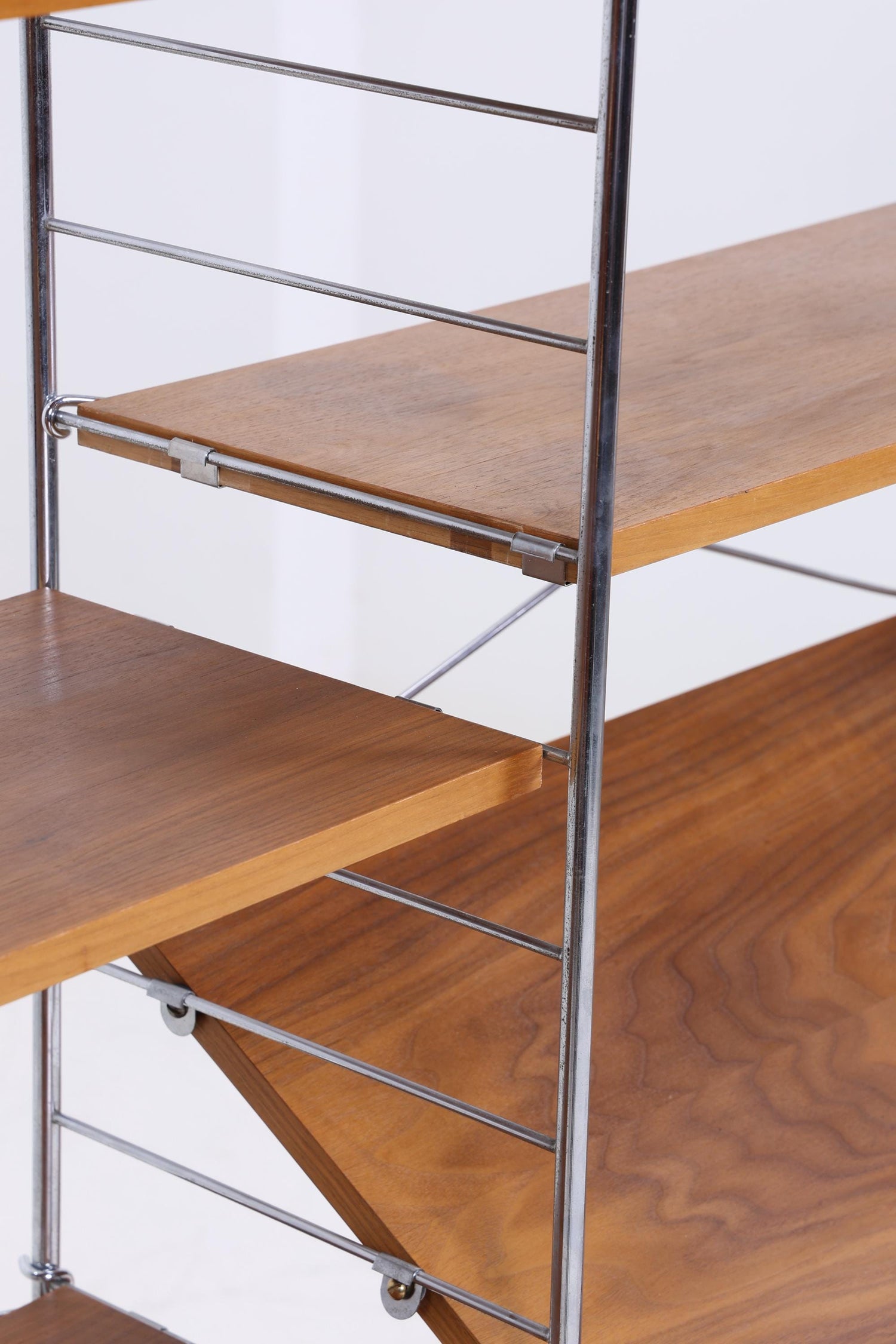 Vintage Teak Schrankwand WHB | Mid-Century Modular String Regalsystem