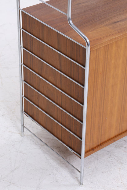 Vintage Teak Schrankwand WHB | Mid-Century Modular String Regalsystem