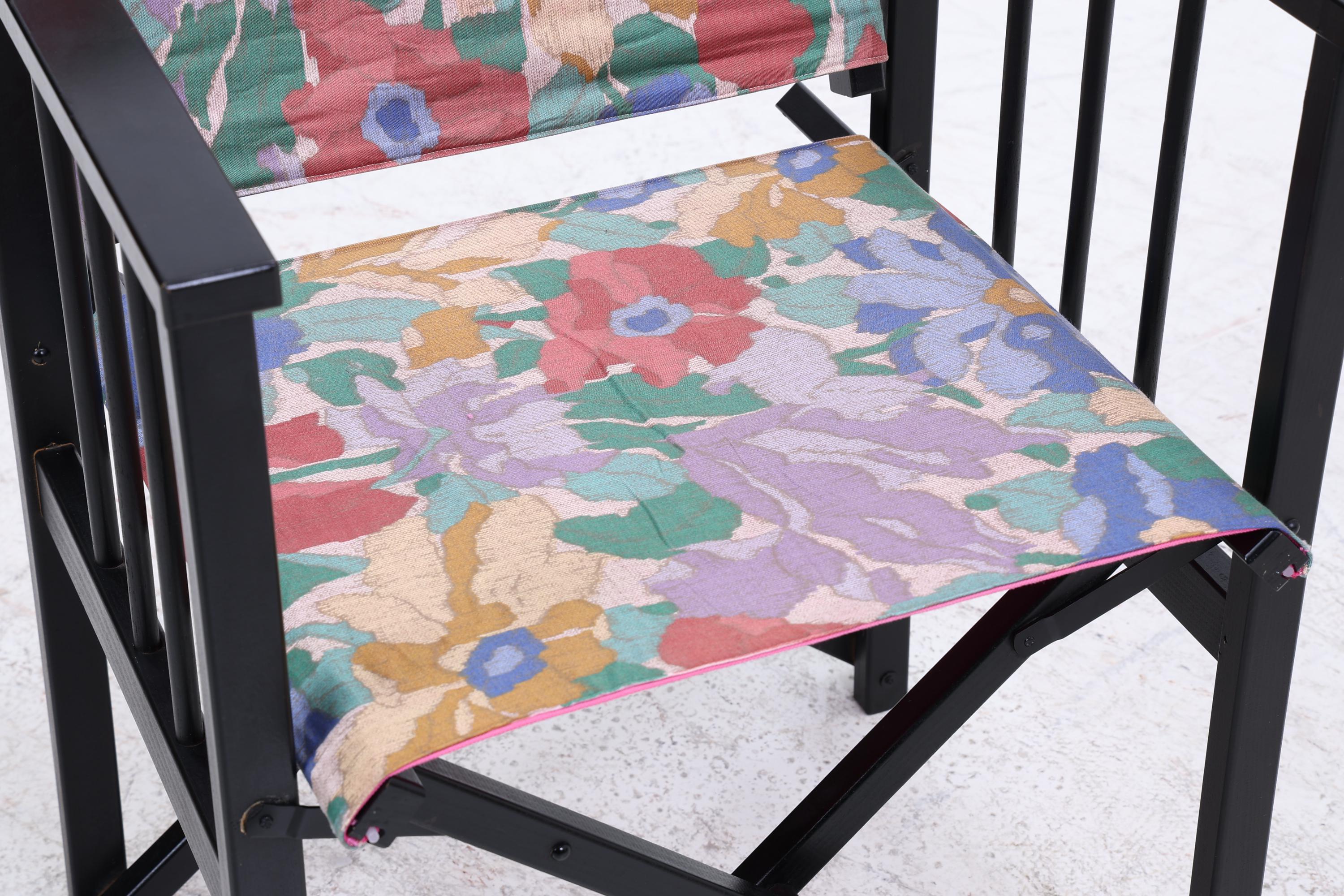 4er Set Vintage Regiestühle | E. Hyllinge Møbler | Dänisches Design | Klappfunktion