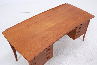 Vintage Teak Schreibtisch | Svend Aage Madsen für HP Hansen | Dänisches Mid-Century Design