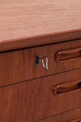 Vintage Teak Schreibtisch | Svend Aage Madsen für HP Hansen | Dänisches Mid-Century Design