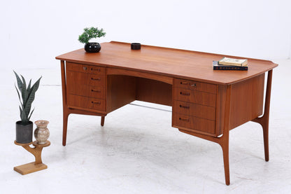 Vintage Teak Schreibtisch | Svend Aage Madsen für HP Hansen | Dänisches Mid-Century Design