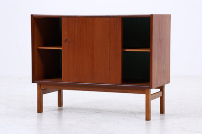 Vintage Teak Kommode mit Schiebetüren | Mid-Century Schrank Danish Modern