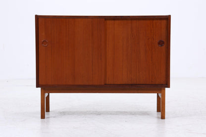 Vintage Teak Kommode mit Schiebetüren | Mid-Century Schrank Danish Modern