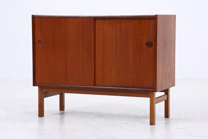 Vintage Teak Kommode mit Schiebetüren | Mid-Century Schrank Danish Modern
