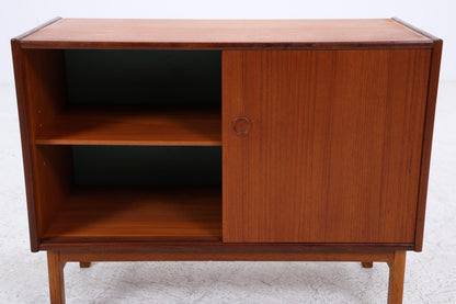 Vintage Teak Kommode mit Schiebetüren | Mid-Century Schrank Danish Modern