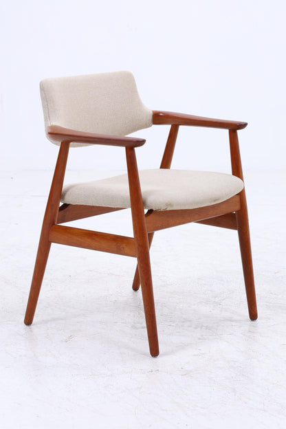 Teak Stuhl von Erik Kirkegaard für Glostrup | Mid Century Designklassiker | Vintage Stuhl | Retro Stuhl