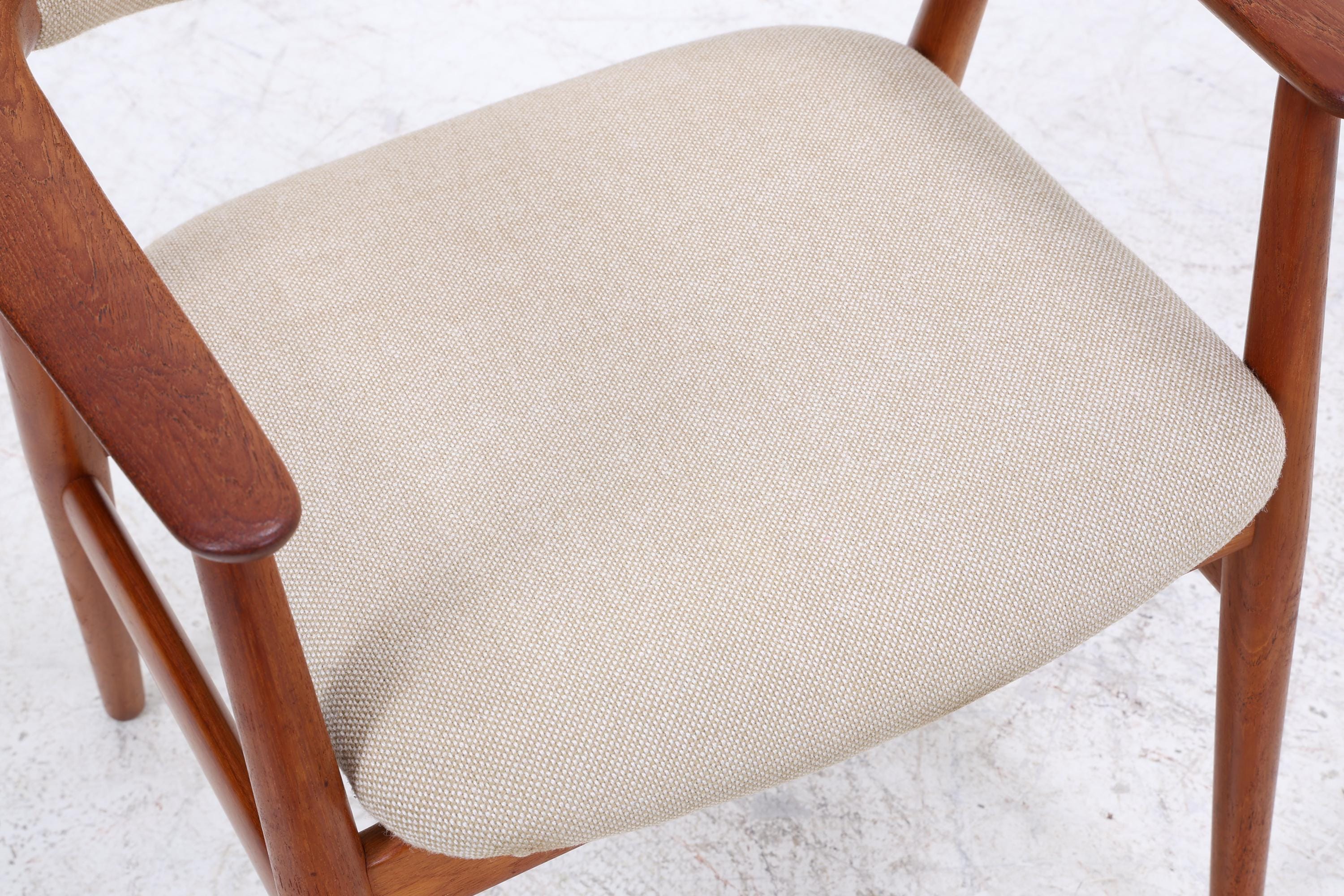 Teak Stuhl von Erik Kirkegaard für Glostrup | Mid Century Designklassiker | Vintage Stuhl | Retro Stuhl