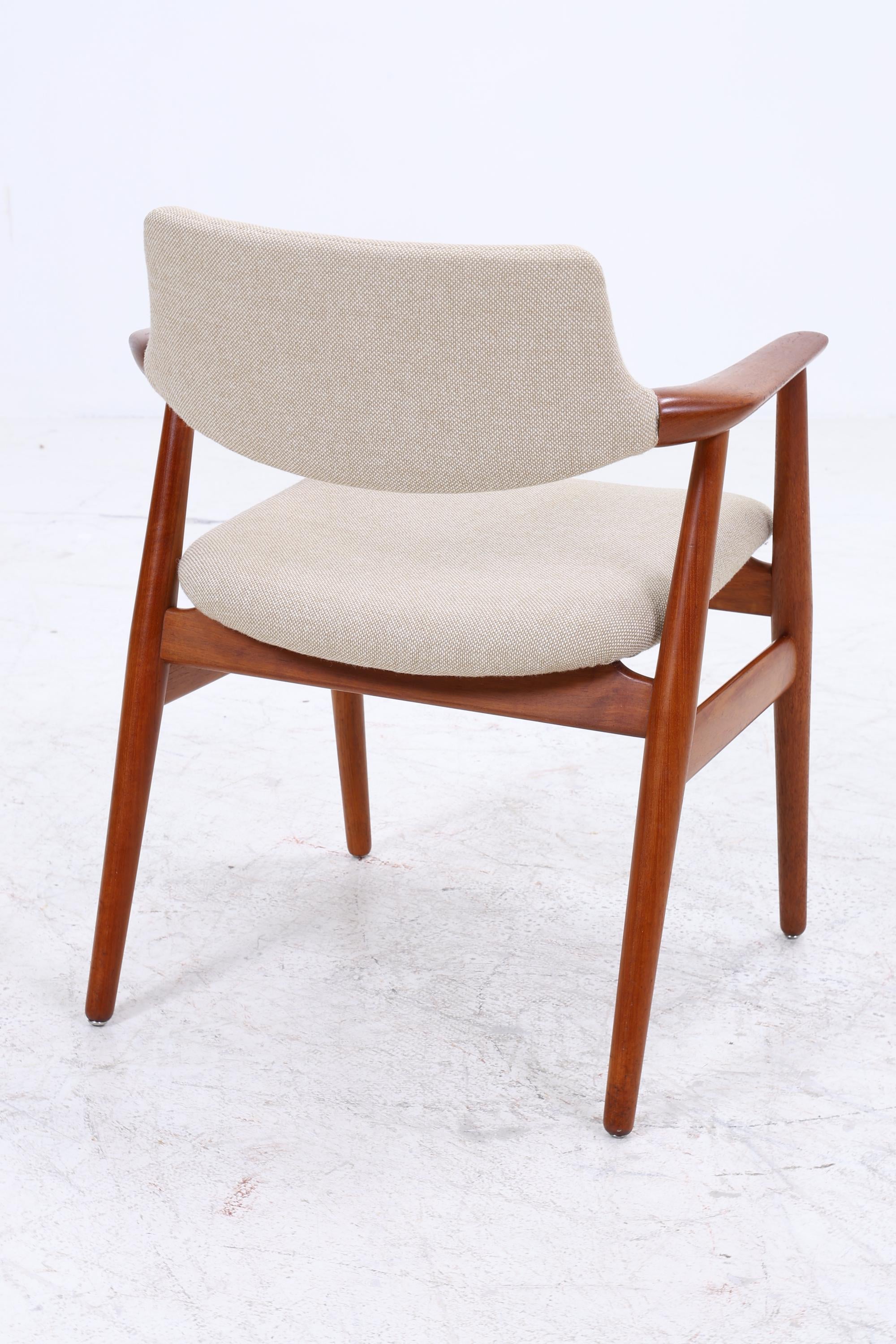 Teak Stuhl von Erik Kirkegaard für Glostrup | Mid Century Designklassiker | Vintage Stuhl | Retro Stuhl
