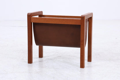 Vintage Teak Zeitungsständer | Mid-Century Magazinhalter Danish Modern