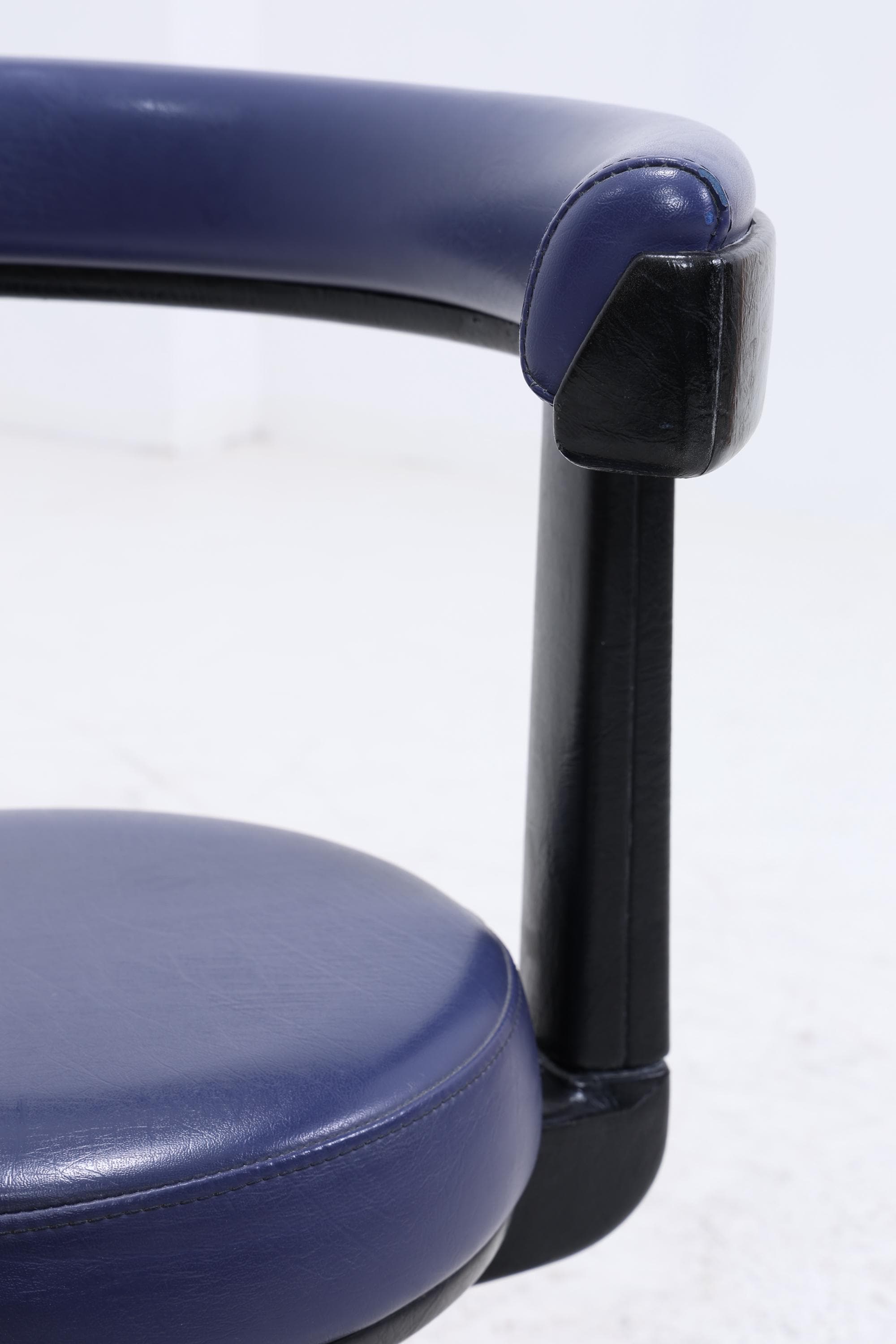 1v4 Siemens Sirona Stil Rollhocker | Vintage Praxis- &amp; Laborhocker | Industrie Design Drehhocker