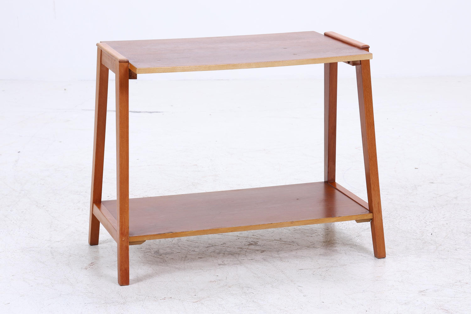 Vintage Teak Beistelltisch | Mid-Century Telefonisch 60er 70er Jahre