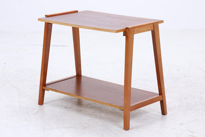 Vintage Teak Beistelltisch | Mid-Century Telefonisch 60er 70er Jahre
