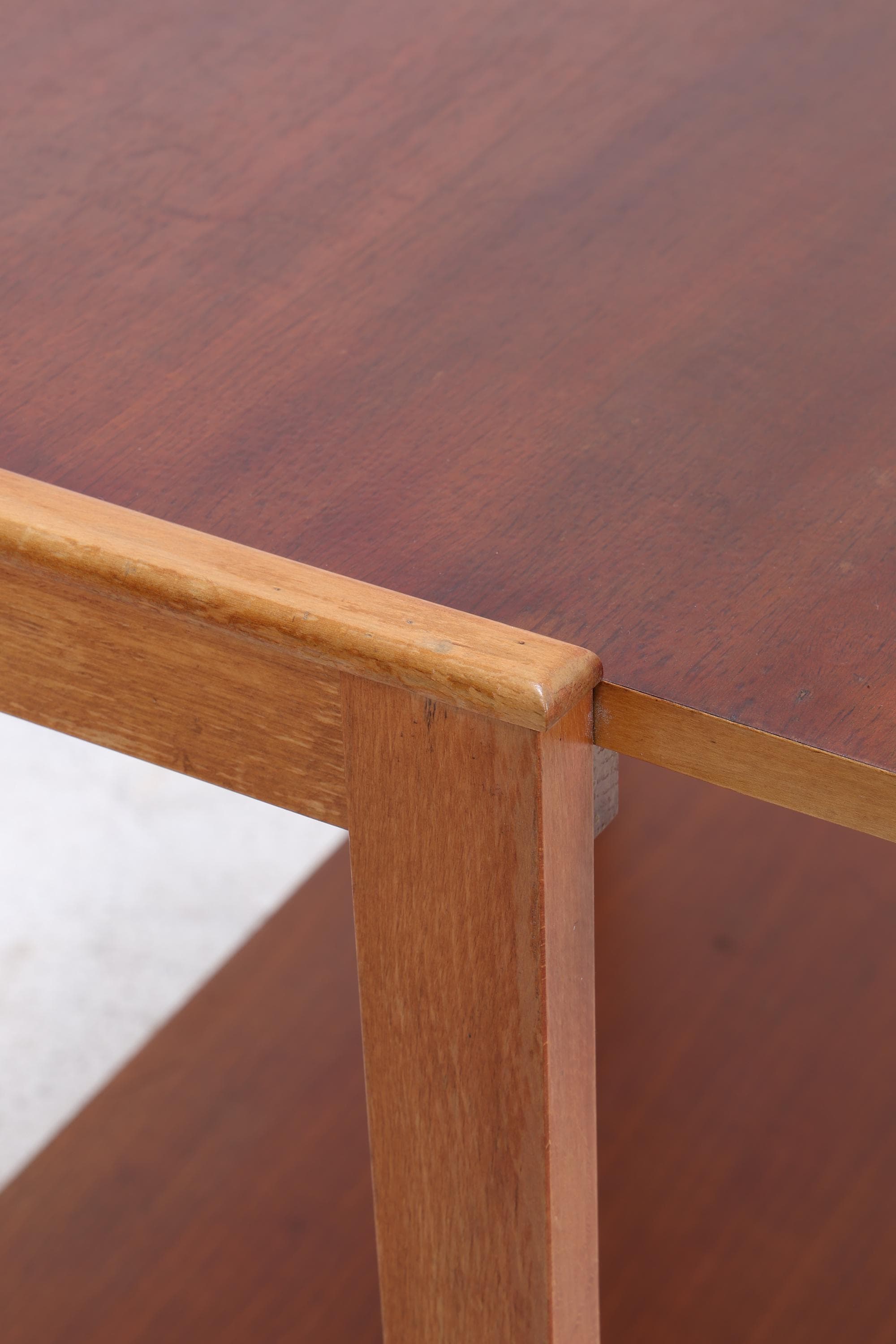 Vintage Teak Beistelltisch | Mid-Century Telefonisch 60er 70er Jahre