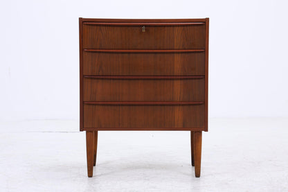 Teak Schubladenkommode | Mid-Century Vintage Kommode mit 4 Schubladen | Scandinavian Design 1960er