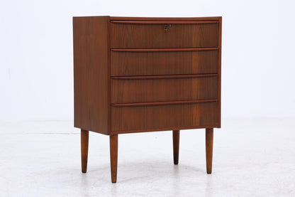 Teak Schubladenkommode | Mid-Century Vintage Kommode mit 4 Schubladen | Scandinavian Design 1960er