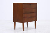 Teak Schubladenkommode | Mid-Century Vintage Kommode mit 4 Schubladen | Scandinavian Design 1960er