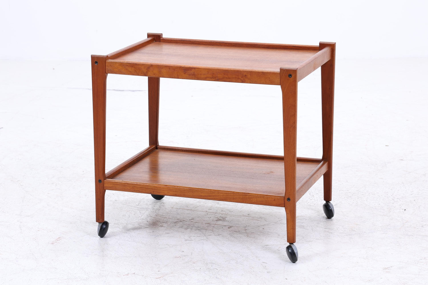 Vintage Teak Servierwagen | Mid-Century Barwagen Danish Modern