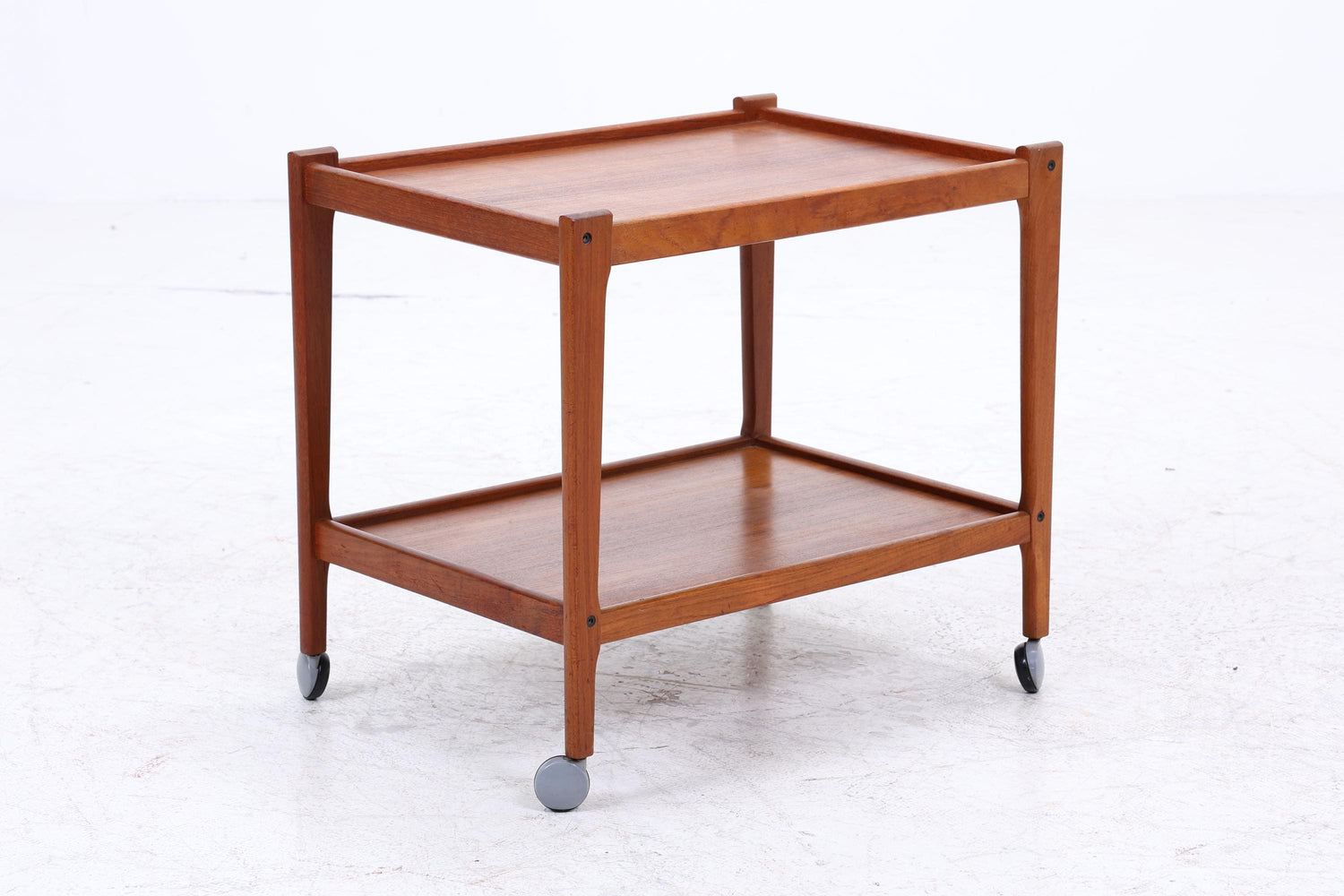 Vintage Teak Servierwagen | Mid-Century Barwagen Danish Modern