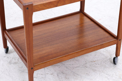 Vintage Teak Servierwagen | Mid-Century Barwagen Danish Modern