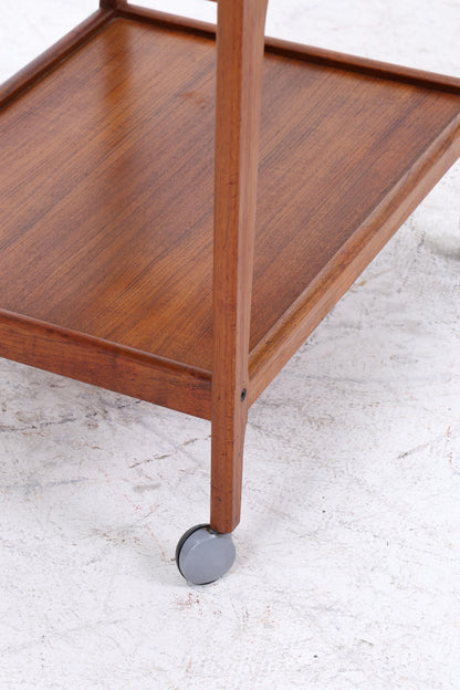 Vintage Teak Servierwagen | Mid-Century Barwagen Danish Modern