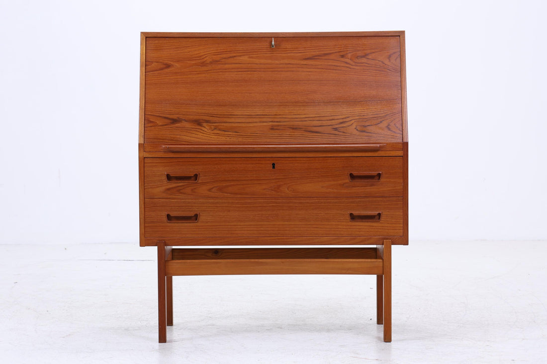 Vintage Teak Sekretär von Arne Wahl Iversen | Mid-Century Danish Design Schreibmöbel