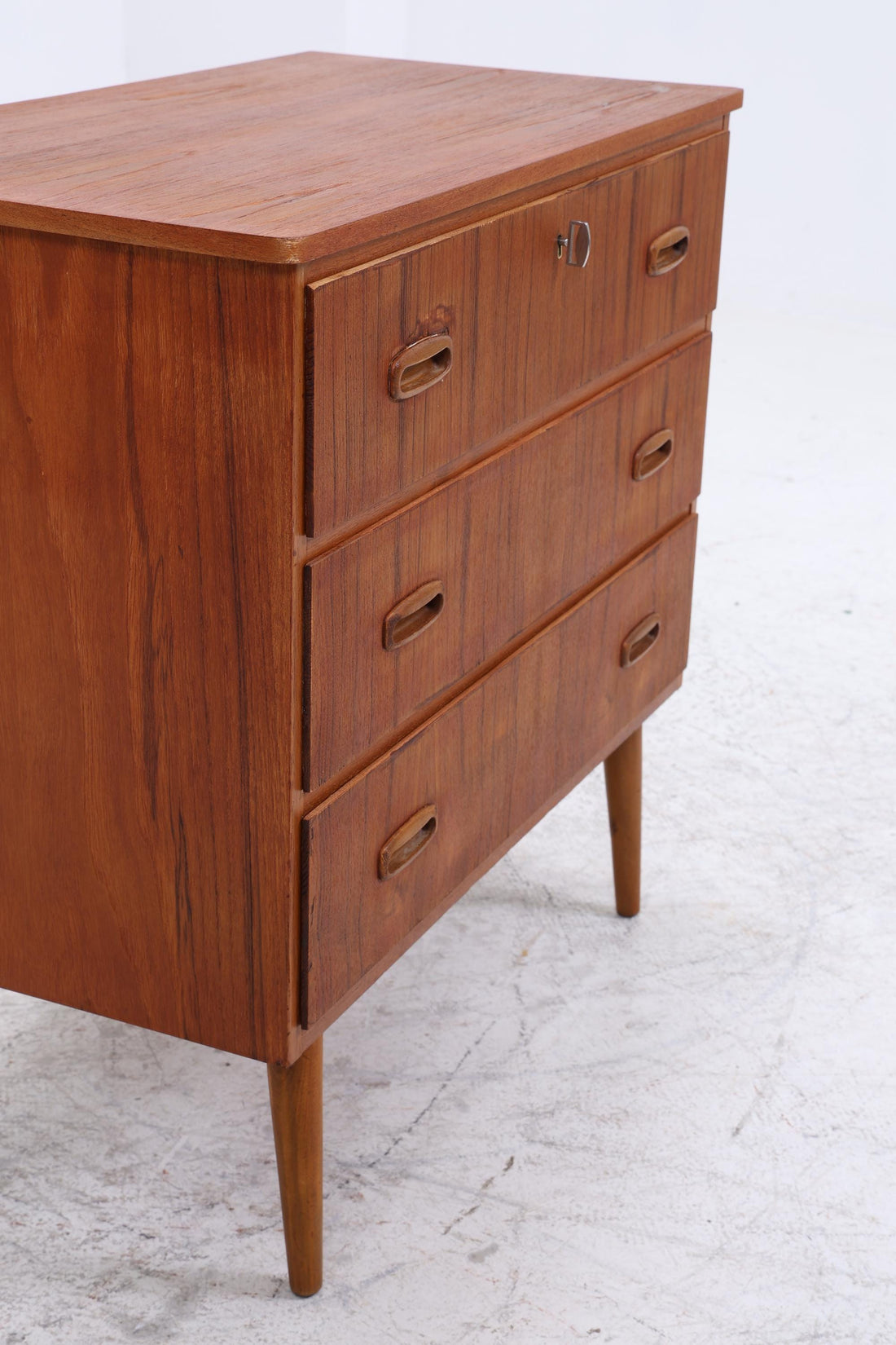 Vintage Teak Kommode | Mid-Century Schubladenkommode