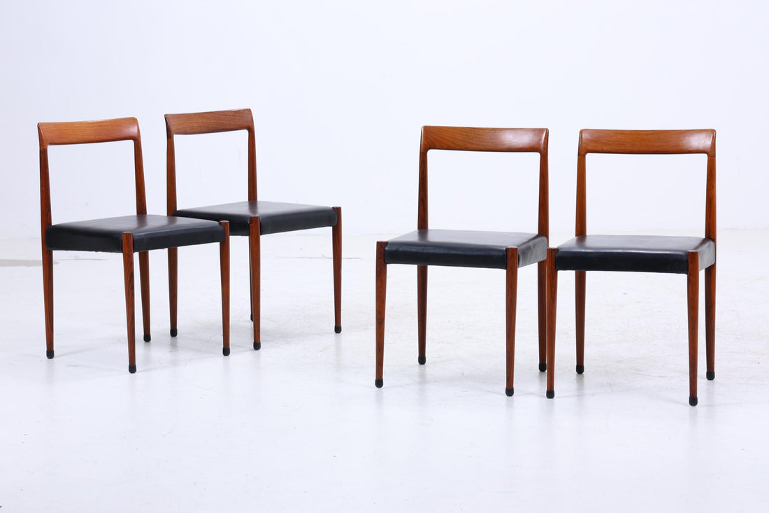 4er Set Teak Stühle von Lübke | Mid Century Design Stuhl | Vintage Designer