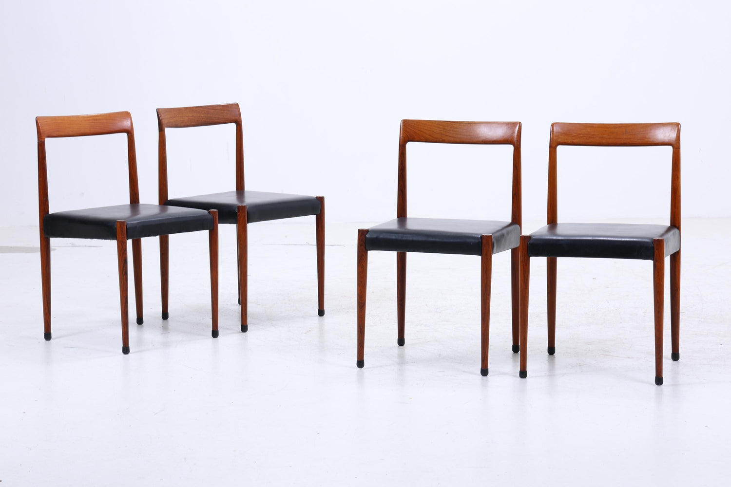 4er Set Teak Stühle von Lübke | Mid Century Design Stuhl | Vintage Designer