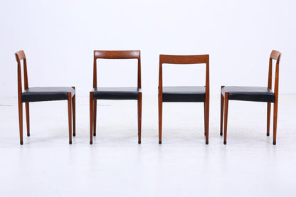 4er Set Teak Stühle von Lübke | Mid Century Design Stuhl | Vintage Designer