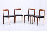 4er Set Teak Stühle von Lübke | Mid Century Design Stuhl | Vintage Designer