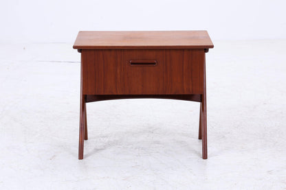 Vintage Teak Nähkasten | Danish Design | Mid-Century Beistelltisch