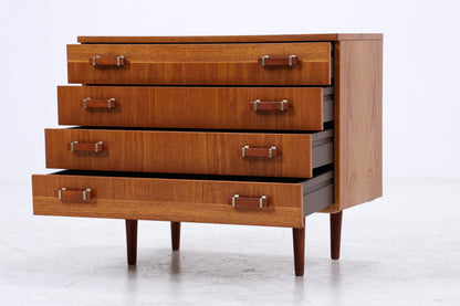 Vintage Teak Kommode mit 4 Schubladen | Mid-Century Schrank