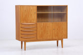 Hellerau Vitrine Serie 602 | Franz Ehrlich | Senesche Mid-Century Highboard