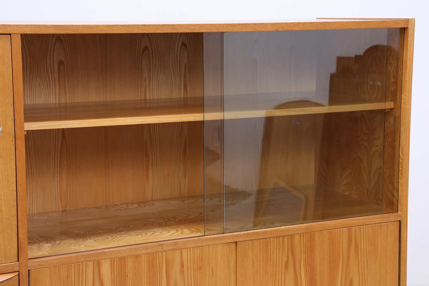 Hellerau Vitrine Serie 602 | Franz Ehrlich | Senesche Mid-Century Highboard