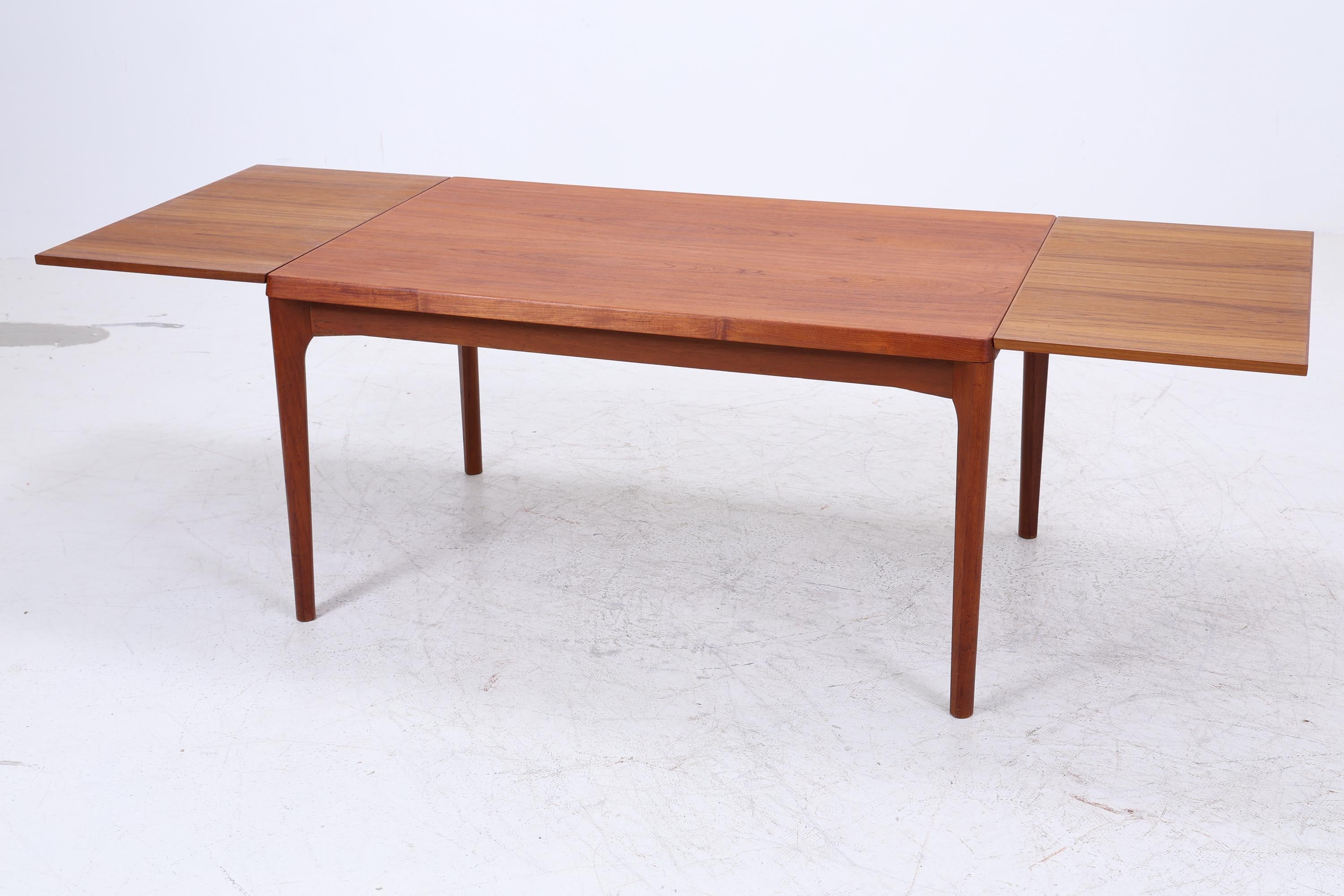 Vintage Teak Küchentisch | Danish Design | Mid Century Esstisch Ausziehfunktion