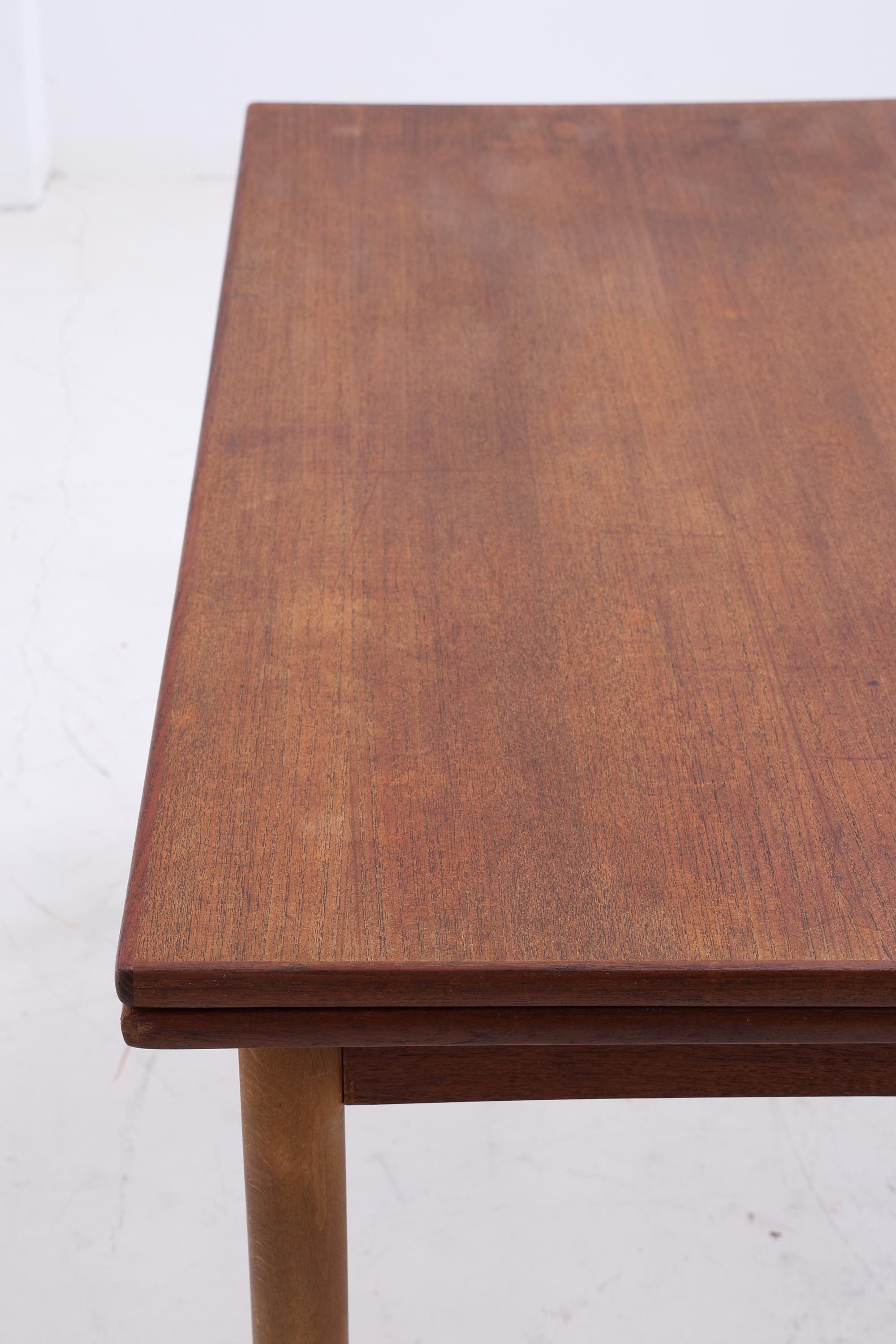 Vintage Teak Küchentisch mit Ausziehfunktion | Mid-Century Esstisch