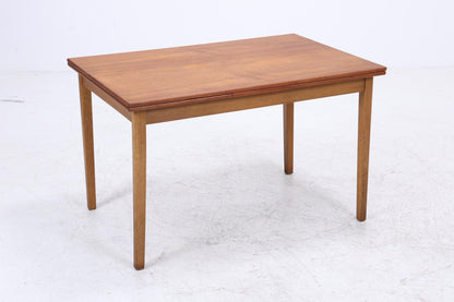 Vintage Teak Esstisch | Mid Century Ausziehtisch mit 2 Ausziehplatten