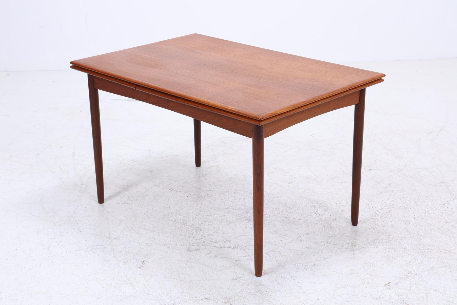 Vintage Teak Esstisch | Mid Century Ausziehtisch mit 2 Ausziehplatten