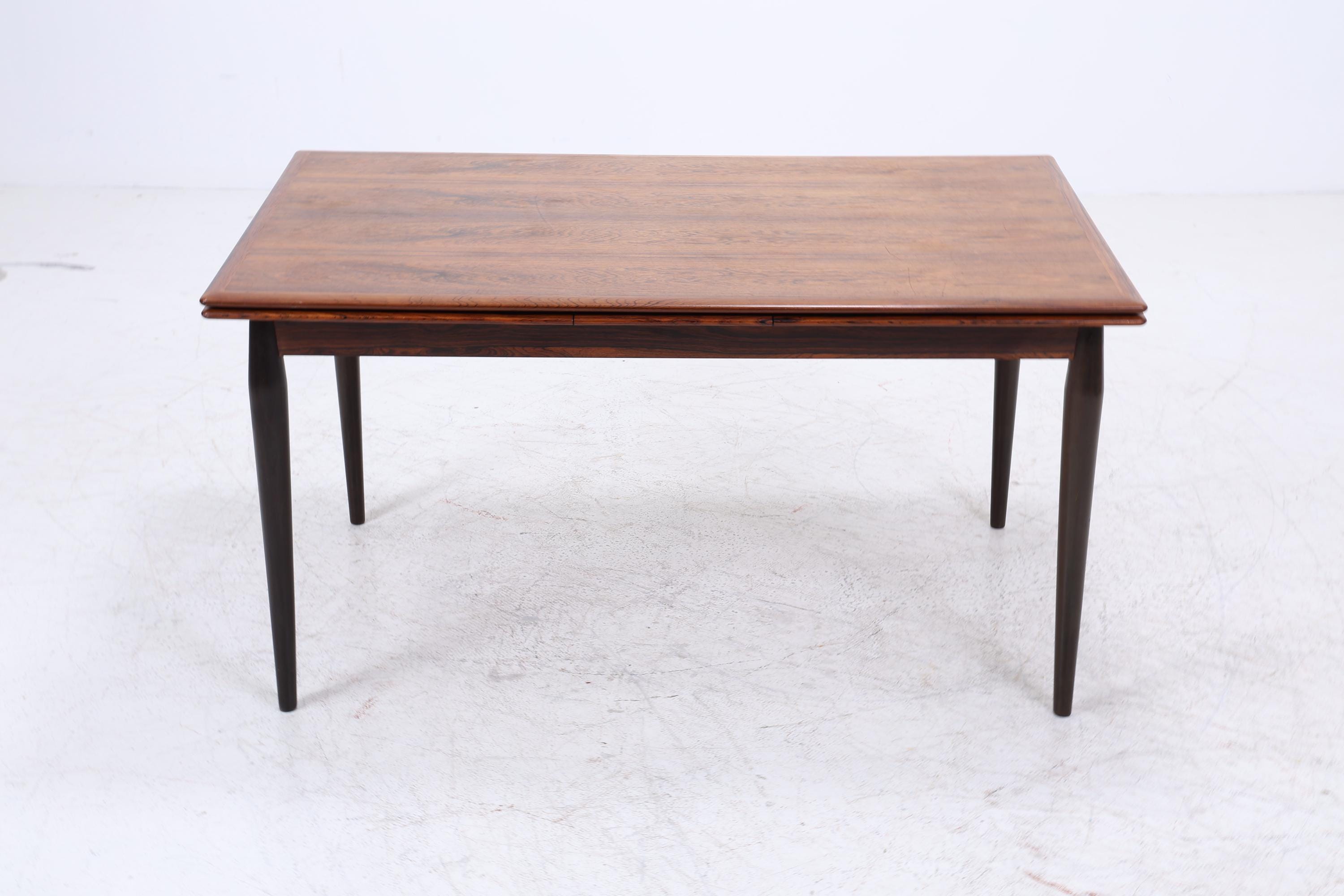 Vintage Palisander Esstisch | Ausziehbar | Mid Century Küchentisch