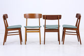 4er Set Teak Stühle von Farstrup Møbler | Mid Century Danish Design Stuhl | Vintage Designer