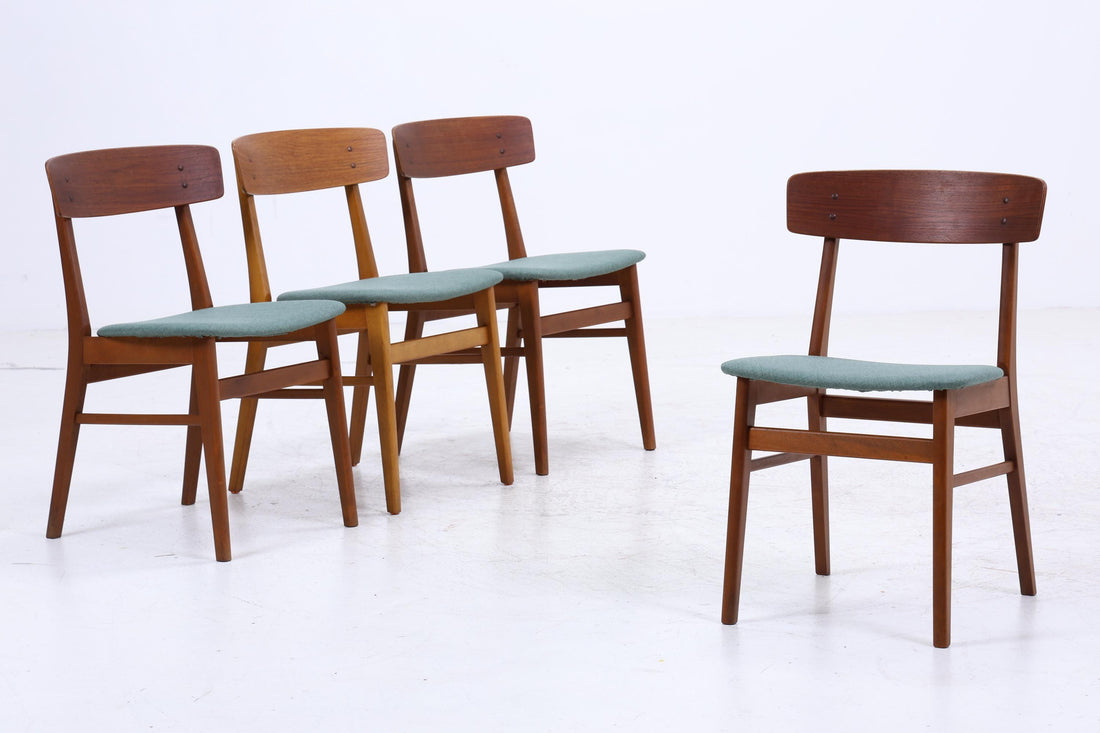 4er Set Teak Stühle von Farstrup Møbler | Mid Century Danish Design Stuhl | Vintage Designer