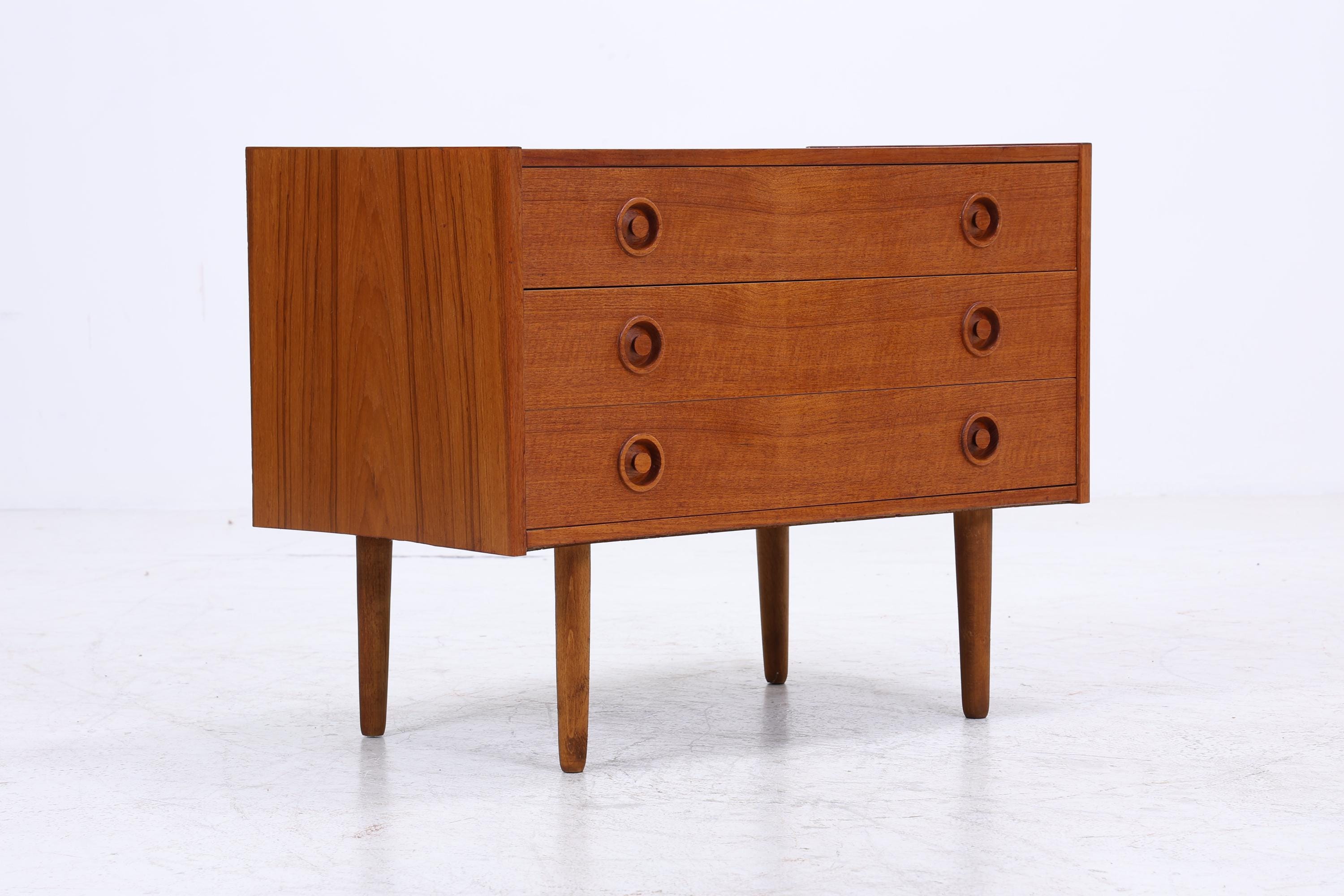 Vintage Teak Kommode | Mid-Century Schubladenkommode