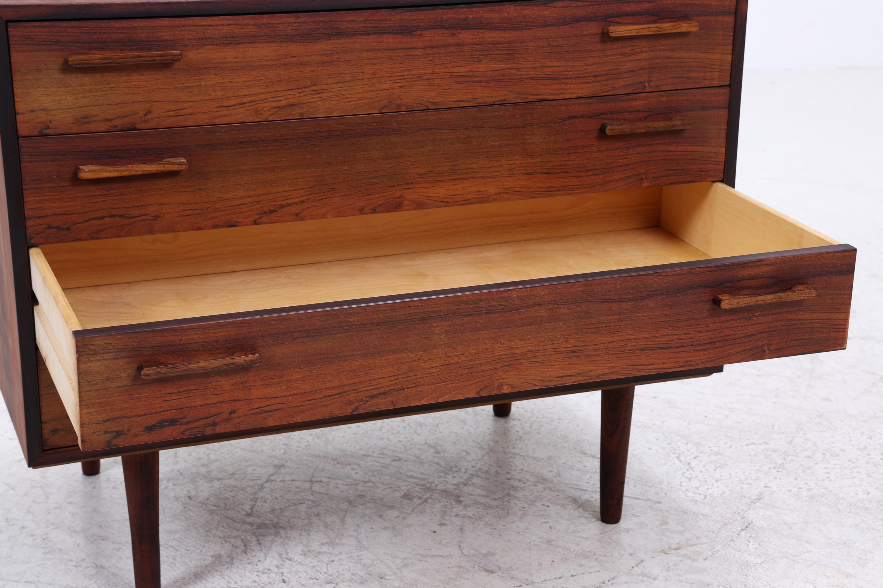 Vintage Palisander Kommode von Kai Kristiansen | Mid-Century Schubladen Kommode