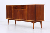 Vintage Sideboard 60er Jahre | Mid Century TV Board mit Schubladen & Fächern Retro Holz Aufbewahrung Anrichte