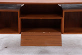 Vintage Teak Schreibtisch von Gunni Omann für Omann Jun "Modell 75" | Mid-Century freistehender Büro Tisch Danish Design