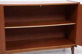 Vintage Nussbaum Sideboard 60er Jahre | Mid Century Schrank 70er